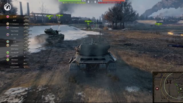 World of Tanksのプレイ紹介画面