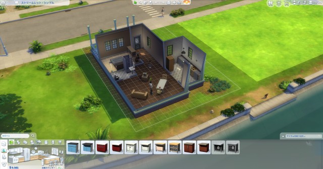 The Sims 4のマップ画面