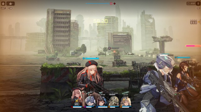 PCRPG「勝利の女神：NIKKE」のガンバトル