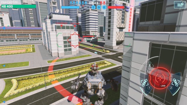 War Robotsの機体画面